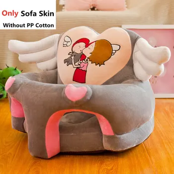 Angel s Krili Kavč Kože za Malčke Baby Seat Kavč Kritje Sit Učenje Stol Stroj Pokrivajo Le Z Zadrgo Brez PP Bombaž