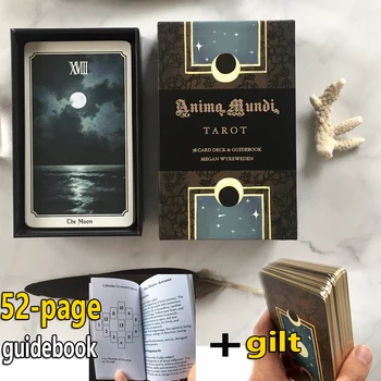 Anima Mundi Tarot Krova 78 kart s Guide Book Narave Krova Okultno Vedeževanje Tarot Kart Krova Stranka Igra družabne Igre