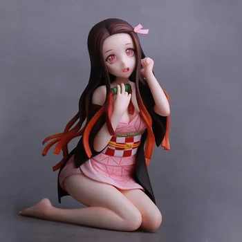 Anime Demon Slayer Kimetsu ne Yaiba PVC Dejanje Slika Kamado Nezuko Seksi Dekle Figur Model Figuals Lutke Igrače Darilo