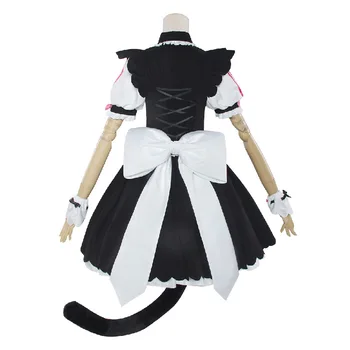 Anime NEKOPARA Chocola Cosplay Kostume Vanilije Devica Obleko, Obleko Lolita Enotno Polno Kompleti Za Dekleta, Ženske Halloween Party