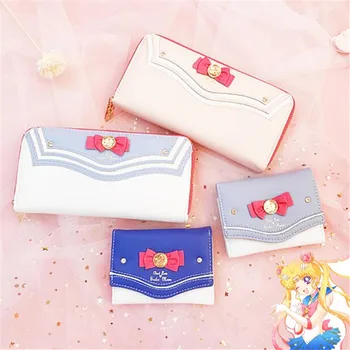 Anime Sailor Moon Denarnice Cosplay Risanka Srčkan JK Enotno Usagi Tsukino Torbici Dekle Burse