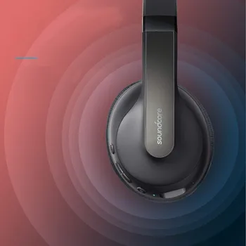 Anker Soundcore Življenje Q10 Brezžična tehnologija Bluetooth 5.0 Slušalke-60 Ur Čas Predvajanja do-Črna, Rdeča-A3032
