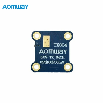 AOMWAY 5.8 G 0-200MW TX004 MINI Video Switchable FPV Oddajnik podporo frekvence prilagoditve NTSC/PAL Za RC Model Quadcopter