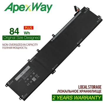 ApexWay 4GVGH 1P6KD 84Wh 11.4 V Laptop baterija za dell precision XPS 15 9550 5510 01P6KD P56F P56F001