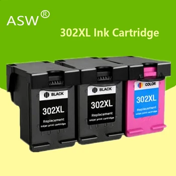 ASW 302XL predelanih Zamenjava Kartuše za HP 302 HP302 XL Kartuša za Deskjet 1110 1111 1112 2130 2131 tiskalnik