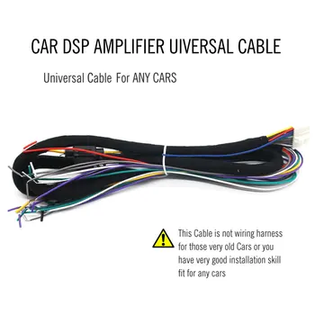 Avto DSP Ojačevalcem zvočnik skladu napajalni kabel Univerzalni kabel, primerna za vse avtomobile DIY kabel