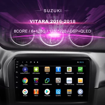Avto DVD Za Suzuki Vitara (2016-2018) Avto Radio Večpredstavnostna Video Predvajalnik Navigacija GPS Android 10.0 Double Din