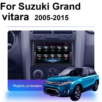 Avto GPS Radio Multimedijski Predvajalnik, Radio Android 8.1 2Din Navigator RDS SEM Bluetooth Za Suzuki Grand Vitara 2005 2006 7inch