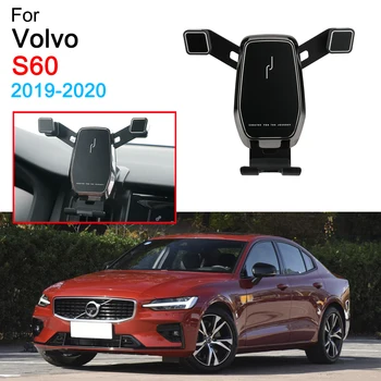 Avto Nosilec za Telefon Zraka Vent Gori Clip Sponko, Mobilni Telefon, Držalo za Volvo S60 Pribor 2019 2020