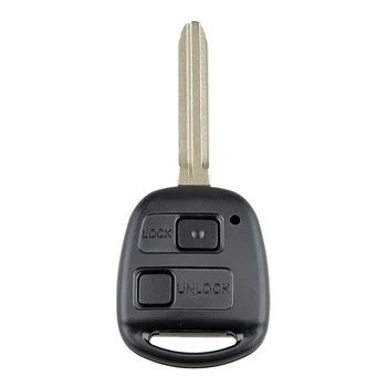Avto Smart Remote Key 2 Gumbe, 4C Čip Avto Ključ Fob, Primerni za Toyota Corolla 2001-2007 304MHZ