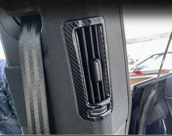 Avto Styling Center Steber Zraka Vent Vtičnico Trim Kritje Nalepke Okvir Za Audi Q7 Q8 2019-2020 Nerjaveče Jeklo, Notranja Oprema