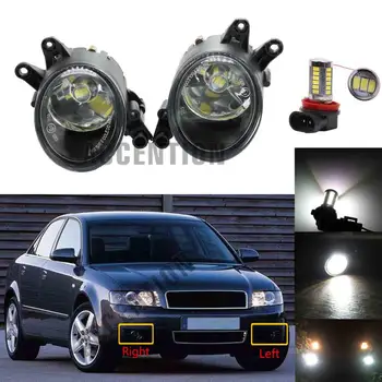 Avto-Styling LED Sprednje Luči za Meglo Meglo Svetilka Z LED Žarnice Luči za Meglo Za Audi A4 B6 RS4 2001 2002 2003 2004 2005