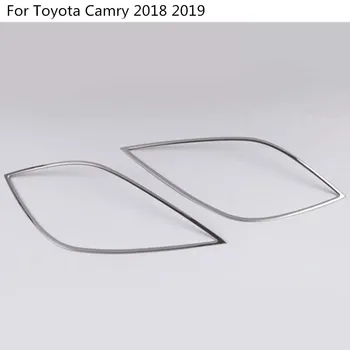 Avto Styling Telo Sprednje Luči za Meglo Lučka Okvir Palico Styling Kritje Trim 2pcs Za Nova Toyota Camry XV70 2017 2018 2019 2020