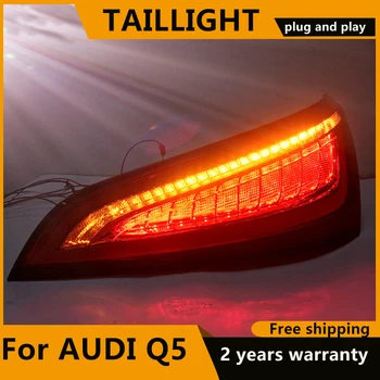 Avto Styling Za Audi Q5 2009-zadnje luči Dynamic vključite opozorilne LED Rep Luči Zadaj Lučka LED DRL+Zavora+Park+Signalna Lučka Stop
