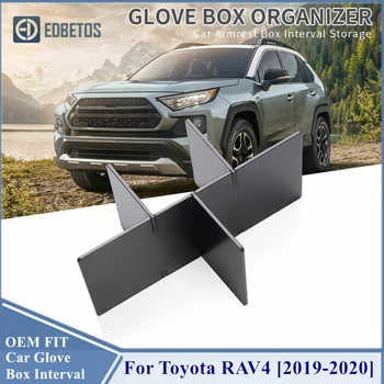 Avto Škatle za Rokavice Interval za Shranjevanje Za Toyota RAV4 Dodatki Konzola Tidying Centralne Škatla za Shranjevanje 2019 2020