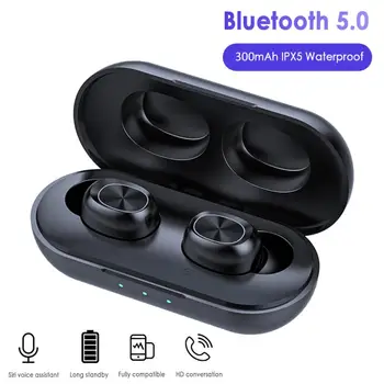 B5 Bluetooth brezžične slušalke 5.0 TWS touch kontrole nepremočljiva Bluetooth slušalke 9D stereo glasbe, slušalke 300mAh 26302