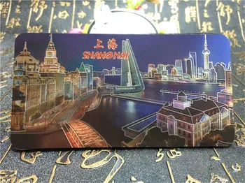 BABELEMI Šanghaju na Kitajskem 3D Hladilnik Magnet Svetu Spominkov Hladilnik Magnetne Nalepke