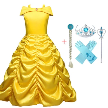 Baby Dekle Elsa Oblačenja za Dekleta, Obleka Cosplay Elsa Kostum za noč Čarovnic, Božič Stranka Princesa Teens Fancy Risanka Vestidos