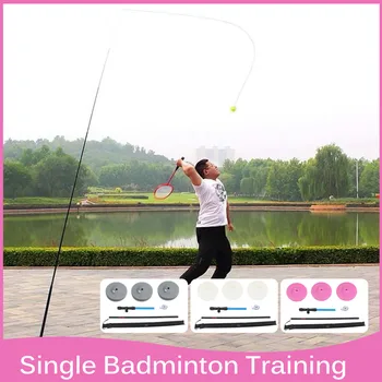 Badminton Self Usposabljanje Simulator Naprave Prenosni Badminton Preobratu Vaditelj Badminton Player Za Eno Povratno Prakse Nastavite
