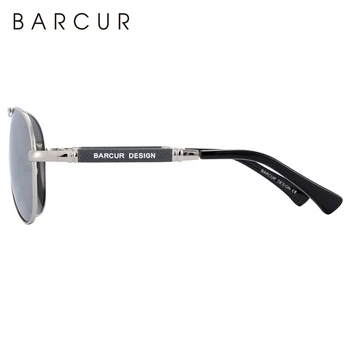 BARCUR Memery Pilotni Polarizirana sončna Očala Moških sončna očala za Ženske Očala UV400 Ogledalo Oculos de sol