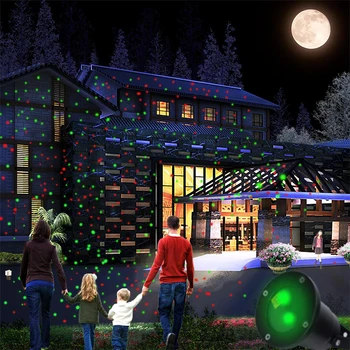 Barva Božič Laserski Projektor Lučka Nepremočljiva Svate, Dekoracijo Svetlobo Na Prostem Vrt Star Nebo Laser Tuš Stopnji Svetlobe