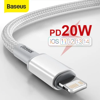 Baseus 20W USB C Kabel za iPhone 12 11 Pro Max XR 8 PD Hitro Polnjenje za iPhone Polnilec Kabel za iPad, MacBook Pro Tip C Kabel