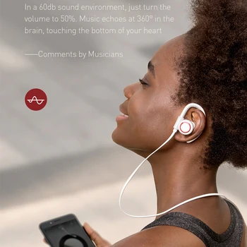 Baseus S17 Brezžične Bluetooth Slušalke V5.0 Športne Slušalke Z Mikrofonom, Magnetno Stereo Bas Hrupa Preklic Brezžične Slušalke