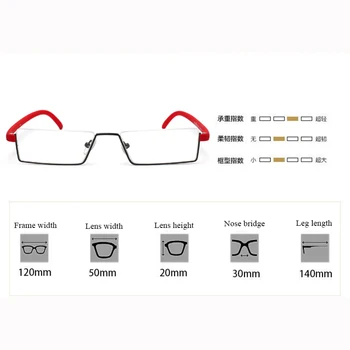 BCLEAR Modna Unisex Pol Platišča Branje Očala Letnik Črna Rdeča Moški Ženske Presbyopia Očala Edinstven Design Bralci Očala