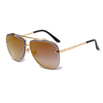 Blagovno znamko Design Nova sončna Očala, Modne Ženske Moški Letnik Kovinska sončna očala Luksuzni Sunglass UV400 Odtenki Očala gafas de sol 21318