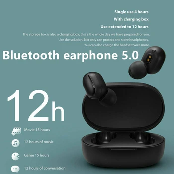 Bluetooth Slušalke TWS Brezžični Čepkov 5.0 šumov igralec Slušalke Šport Nepremočljiva Čepkov Dotik Z Mikrofonom