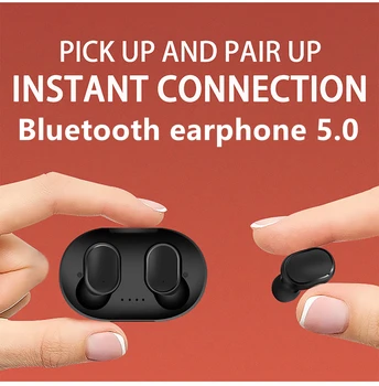 Bluetooth Slušalke TWS Brezžični Čepkov 5.0 šumov igralec Slušalke Šport Nepremočljiva Čepkov Dotik Z Mikrofonom