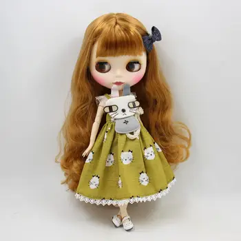 Blyth doll obleke Nove luštna mačka obleko z lokom visoke kakovosti 1/6 lutka normalno skupno azone licca ledeno lutke