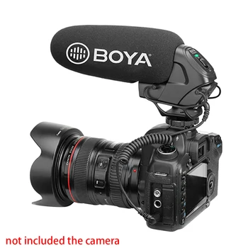 BOYA BM3030 Kondenzatorski Mikrofon Na Fotoaparatu MIC Žično 3,5 mm Snemalni Studio Glas Za Canon Youtube Strokovno Mikrofon