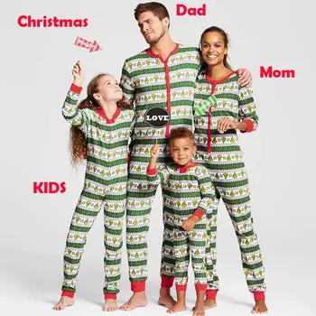 Božič Božič Otroci Odraslih Družinskih Pižamo Nastavite Sleepwear More Kostum Pižami