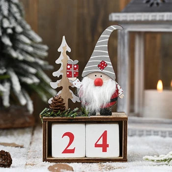 Božični Koledar Vesel Božič Okraski za Dom Noel Božič 2020 Novo Leto, Darila Santa Claus Lutke Elf Deco Božič