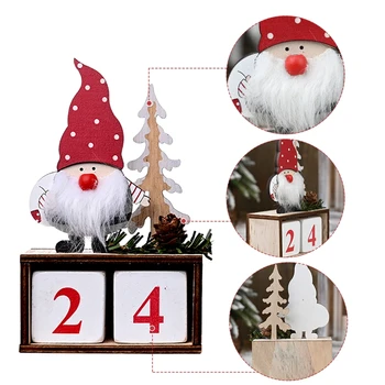 Božični Koledar Vesel Božič Okraski za Dom Noel Božič 2020 Novo Leto, Darila Santa Claus Lutke Elf Deco Božič