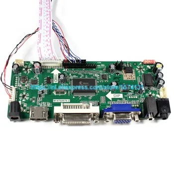 Brezplačna dostava Nadzorni Odbor Spremlja Komplet za LTN156AT27 HDMI + DVI + VGA LCD LED zaslon Krmilnik Odbor Voznik