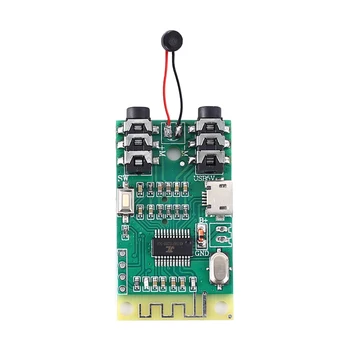 Brezžična Bluetooth Audio (Zvok Bluetooth Oddajnik Sprejemnik Modul V4.2 za MIKROFON vhod AUX Zvočni Signal Vhod Dekodiranje MP3 Zvočnik DIY z Microphon