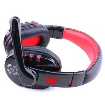 Brezžična tehnologija Bluetooth Gaming Slušalke Z Mikrofonom Nastavljiv Nad Ear Slušalke Slušalke Nizko Bas Stereo Za Prenosni RAČUNALNIK 5405