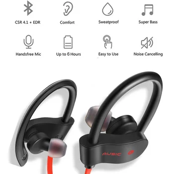 Brezžične Slušalke Brezžične Bluetooth Slušalke Fone de ouvido Glasbe, Gaming Slušalke za Prostoročno uporabo za iphone Huawei Uho Telefoni 12232