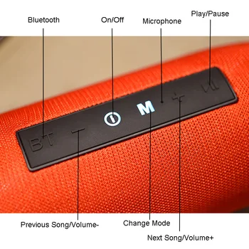 Brezžični Bluetooth Zvočnik Prenosni Stolpec Prostem Nepremočljiva Zvočnik z UKV-Radio subwoofer boombox usb pc sound bar za Telefon