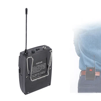 Brezžični Mikrofonski Sistem,Brezžični Mikrofonski Komplet Z Slušalke & Lavalier River Mics Beltpack Oddajnik Sprejemnik