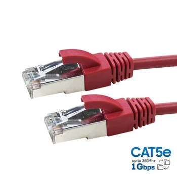 CABLETIME Cat5e Lan Kabel Ethernet Omrežja CAT 5e Modra Rdeča Črna Patch Kabel LAN Internet Kabel FTP RJ45 za Prenosni RAČUNALNIK Kabel C287