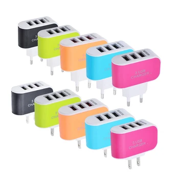 Candy barve srčkan polnilnik USB EU NAS plug hitro polnjenje adapter za iphone 5 6 7 8 plus xiaomi redmi oneplus Android telefon