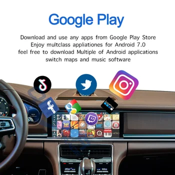 Carplay AI Box Za Citroen 2016-2020 Za Apple 4+32 G Ogledalo Povezavo Brezžično Carplay Ključ Android Sistem Plug and Play Youtobe