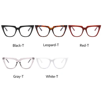 Cateye Očal Okvir 2021 Modra Svetloba Očala Okvirji Luksuzni Retro Očala Blagovne Znamke Oblikovalec Ogledalo Očala Oculus Feminino