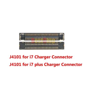 Chip 10pcs/veliko J4101 za iphone 7 & 7plus Polnjenje Polnilnik Dock Vmesnik Flex FPC Vtič Priključek na matični plošči
