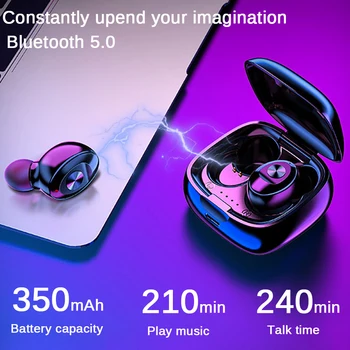 Cigfun TWS Bluetooth 5.0 Slušalke Mini Brezžične Slušalke Šport Prostoročno Čepkov Gaming Slušalke z Mikrofonom za Pametni Telefon Xiaomi