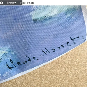 Claude Monet HD lokvanji Impresionistične Platno Slog Tiskanja Slikarstvo, Umetnost Velikosti Stenske Slike za Dnevni Sobi Doma Dekor