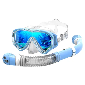 COPOZZ Podvodno Potapljanje Maske in Dihalke Anti-Fog Očala Očala za Potapljanje, Plavanje Enostavno Dih Cevi Set za Otroke Otrok